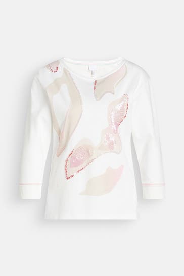 SPORTALM Longsleeve 'Whoop' weiß