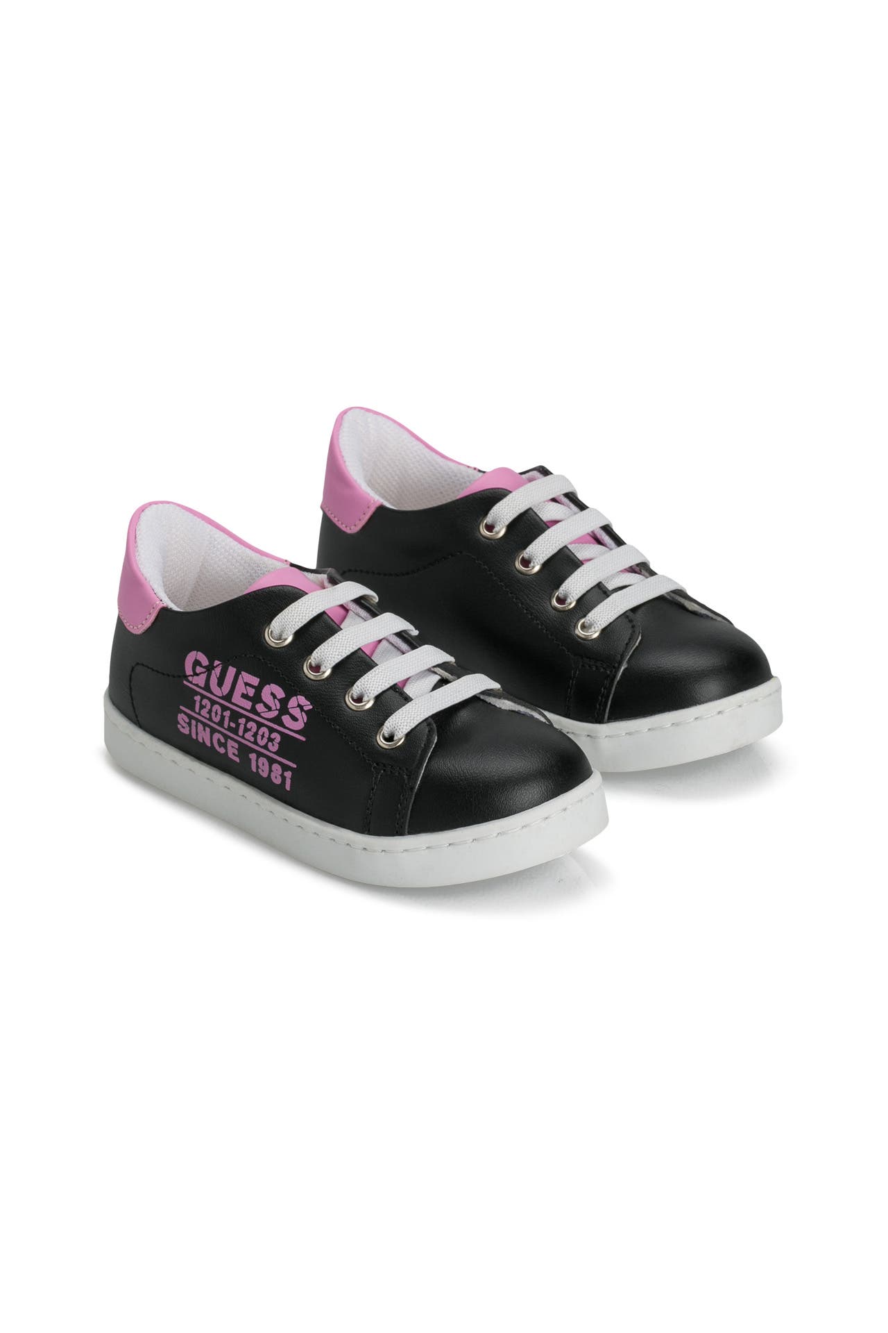 GUESS Sneaker Andrea schwarz rosa gunstig online kaufen Outletcity
