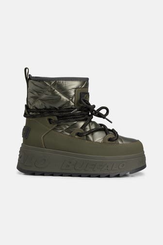 BUFFALO Winterboots 'Eliza' dunkelgrün