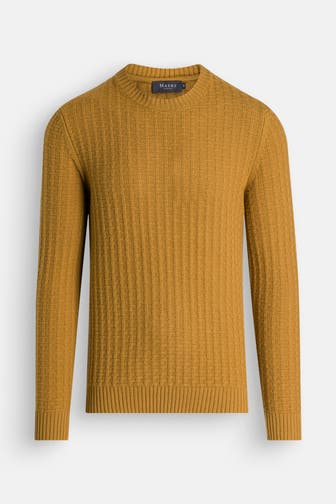 MAERZ MUENCHEN Wollpullover cognac