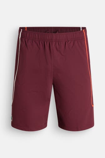 LACOSTE Shorts dunkelrot