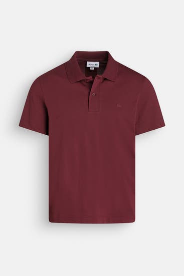 LACOSTE - Polo-Shirt weinrot