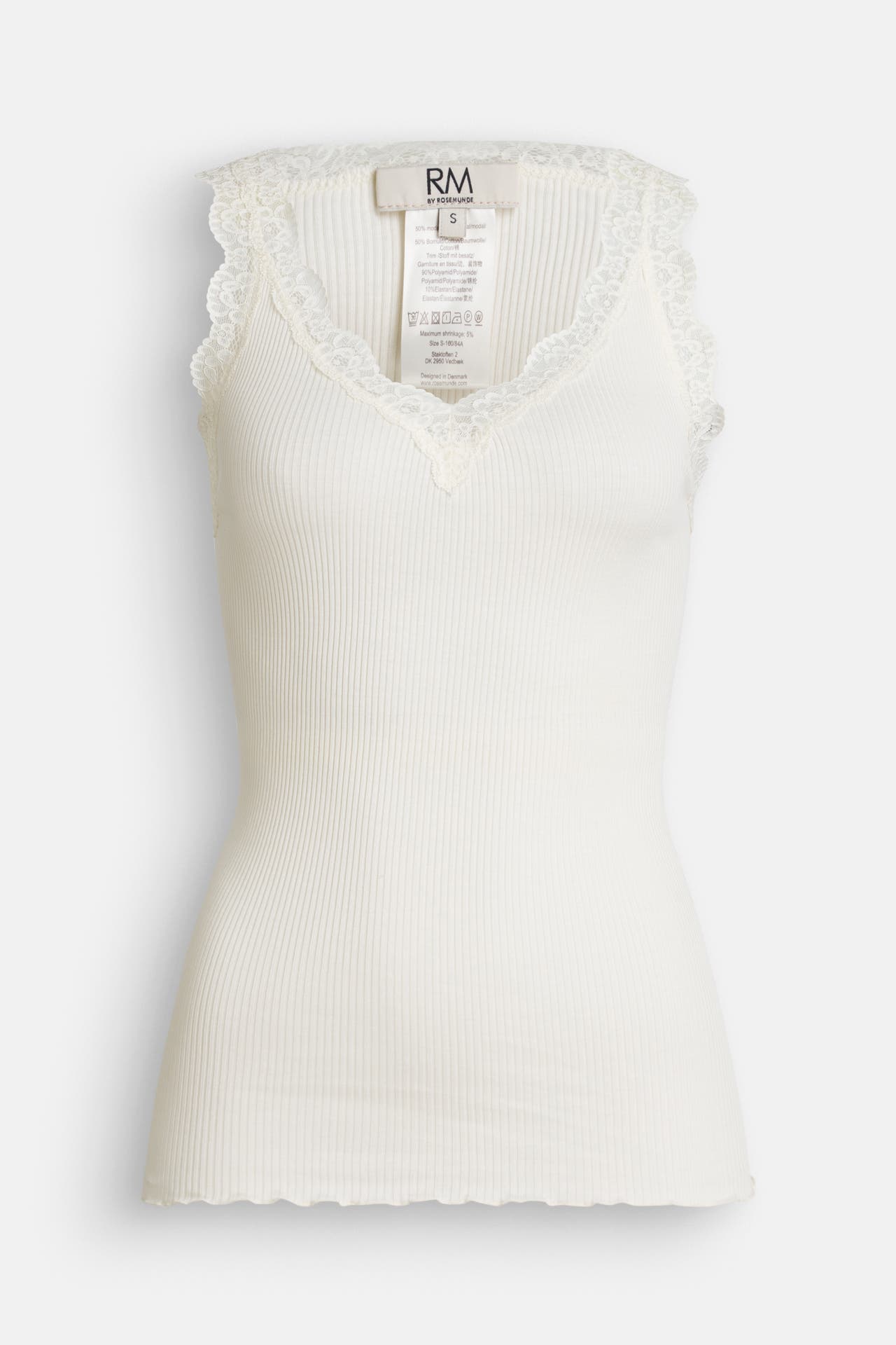 RM BY ROSEMUNDE Spitzentop 'Balta' ecru, Bild 1