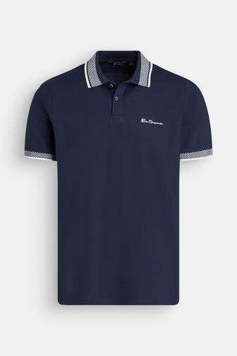 BEN SHERMAN Polo-Shirt dunkelblau