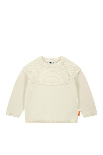 STEIFF Strickpullover ecru