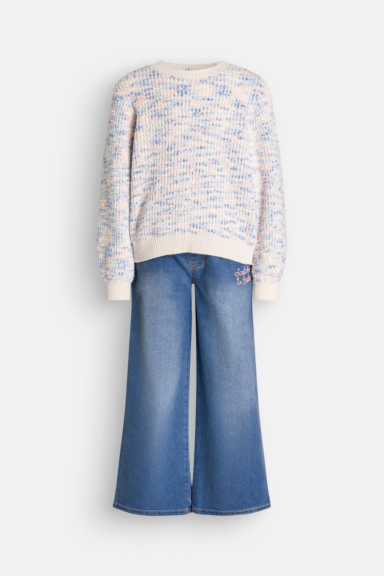SCOTCH & SODA Set: Strickpullover, Jeans, Bild 1