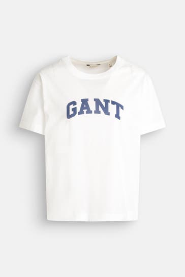 GANT T-Shirt weiß