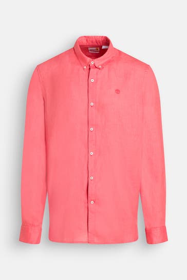 TIMBERLAND Leinenhemd 'Mill Brook' Slim Fit