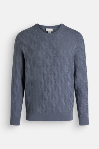 CALVIN KLEIN Strickpullover graublau