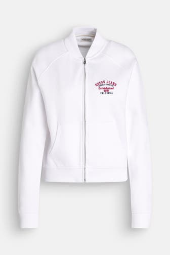 GUESS Sweatjacke weiß