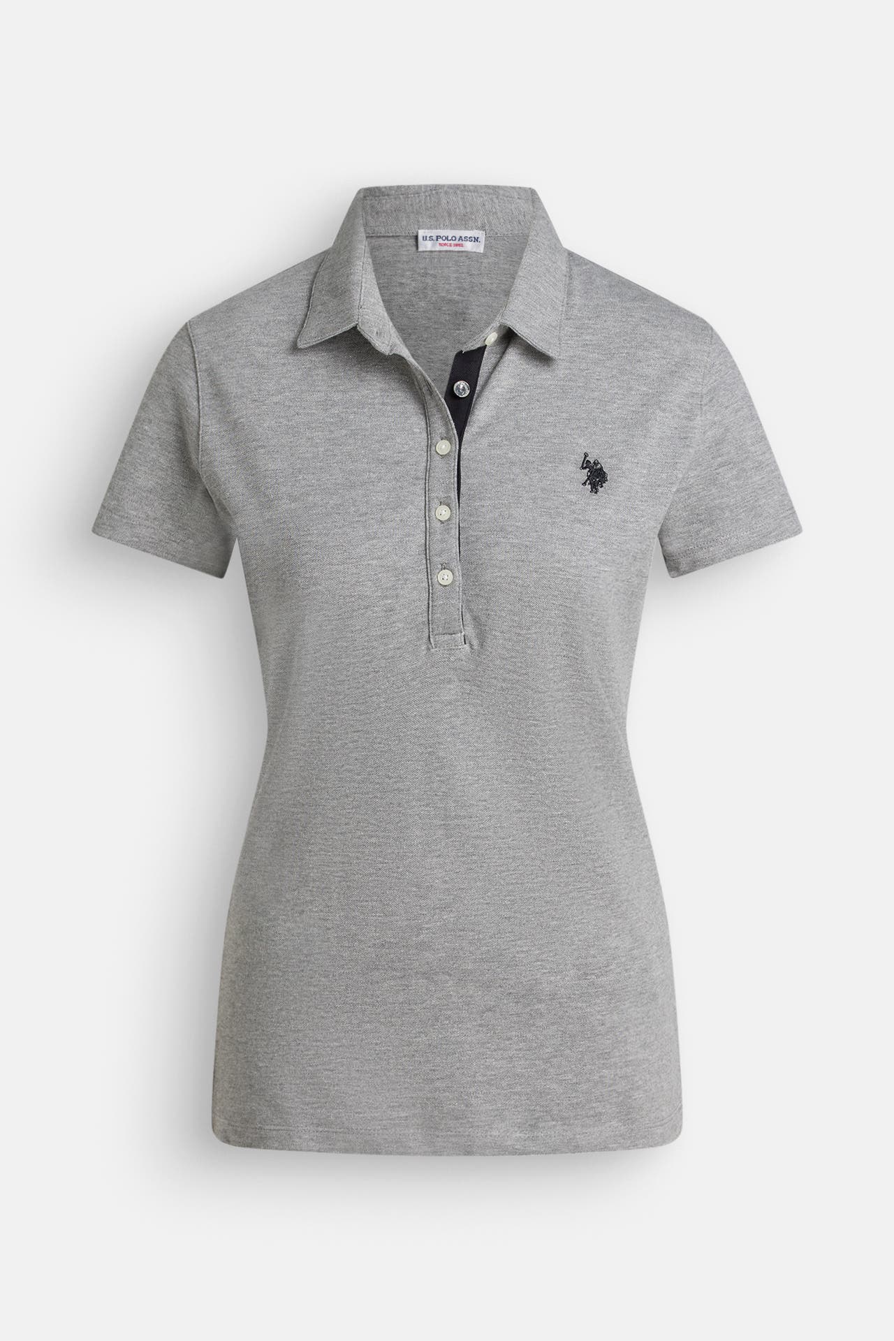 U.S. POLO ASSN. Polo-Shirt 'Sebi' grau, Bild 1