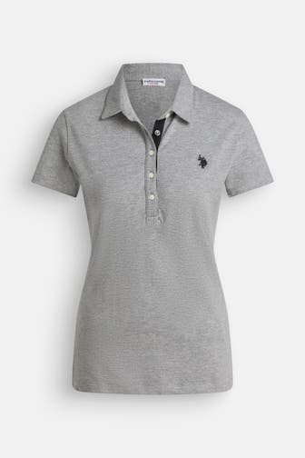 U.S. POLO ASSN. Polo-Shirt 'Sebi' grau