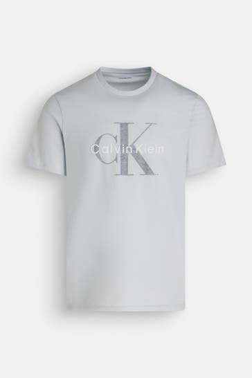 CK JEANS T-Shirt eisblau