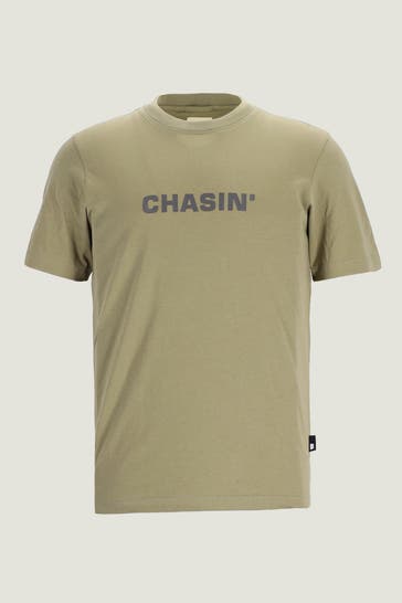 CHASIN' T-Shirt 'Duell' graugrün