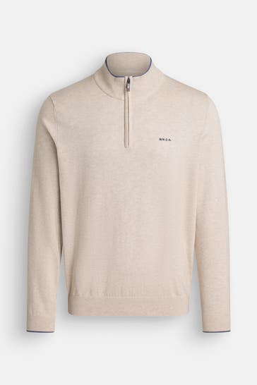 NEW ZEALAND AUCKLAND Strick-Troyer beige