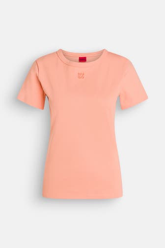HUGO T-Shirt 'Deloris' pfirsich