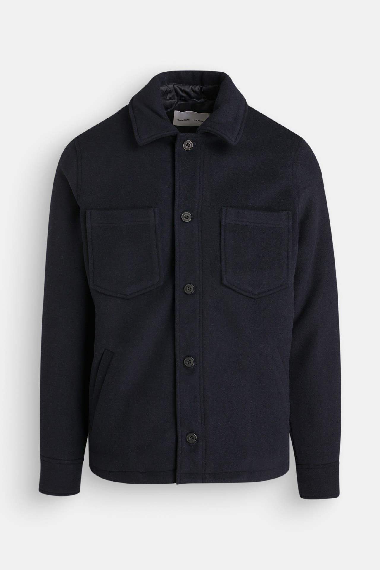 SAMSØE & SAMSØE Wollmixjacke dunkellila, Bild 1