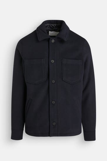 SAMSØE & SAMSØE Wollmixjacke dunkellila