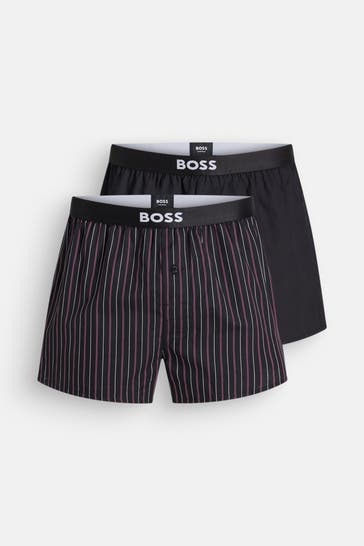 BOSS 2er-Pack Boxer Shorts mehrfarbig