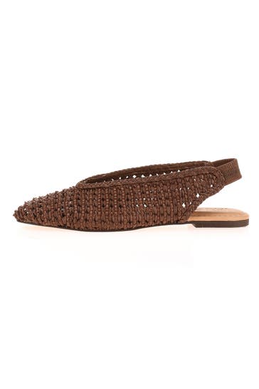 INUOVO Sling-Ballerinas dunkelbraun