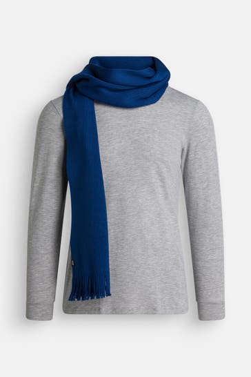 BOSS Schal dunkelblau