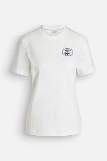LACOSTE T-Shirt weiß