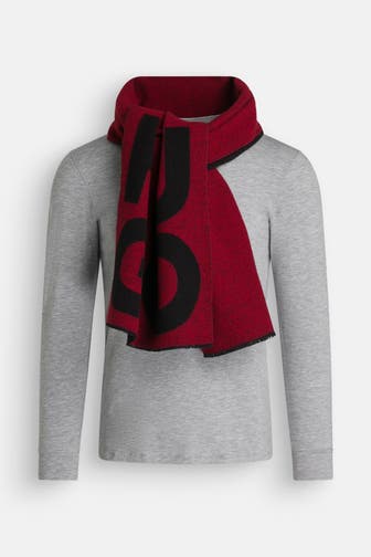 HUGO Wollschal zweifarbig unisex