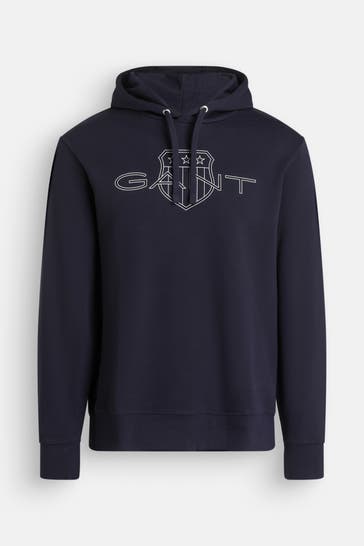 GANT Hoodie schwarzblau