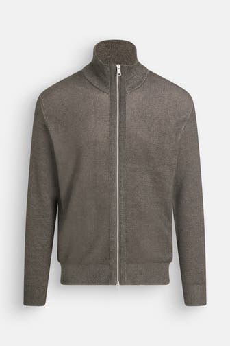 MARC O'POLO Strickjacke waldgrün meliert