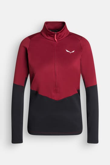 SALEWA Fleece-Troyer zweifarbig