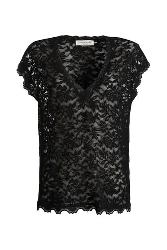 ROSEMUNDE Spitzenshirt schwarz