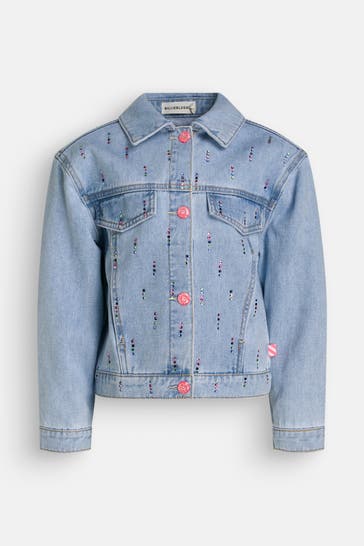 BILLIEBLUSH Jeansjacke taubenblau