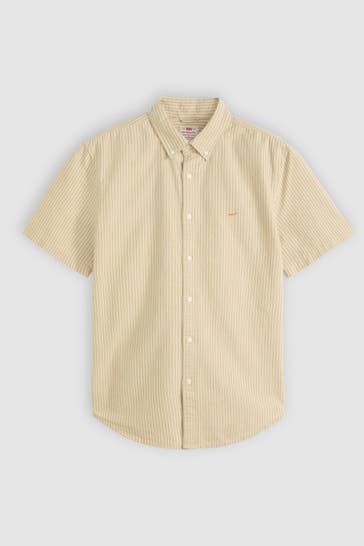 LEVI'S® Kurzarmhemd beige gestreift