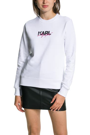 KARL LAGERFELD Sweatshirt weiß