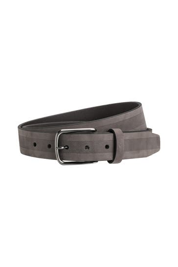 LLOYD BELTS Ledergürtel grau 