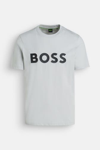 BOSS GREEN T-Shirt steingrau