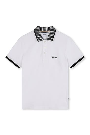 BOSS Poloshirt weiß