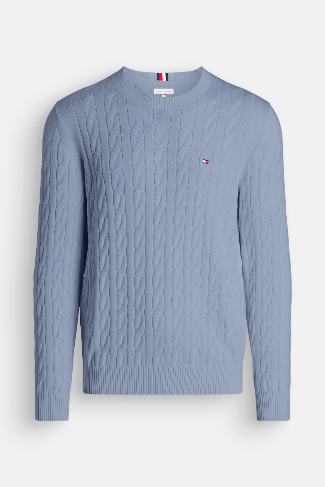TOMMY HILFIGER Strickpullover taubenblau, Bild 1