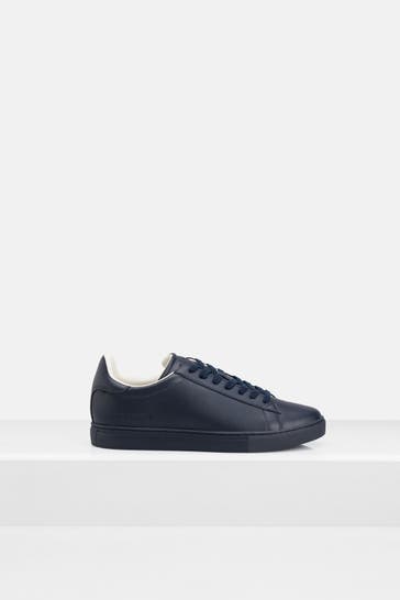 ARMANI EXCHANGE Leder-Sneaker dunkelblau