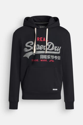 SUPERDRY Hoodie schwarzblau