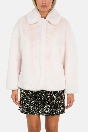 TED BAKER Kunstfelljacke 'Liliam' weiß