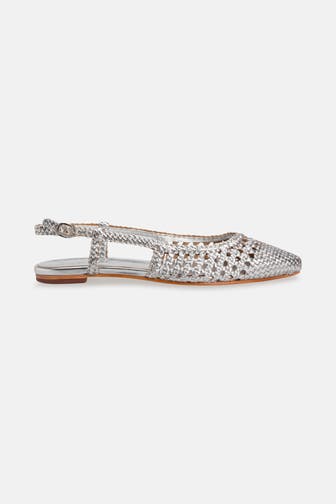 MELVIN & HAMILTON Sling-Ballerinas 'Fiora' silber