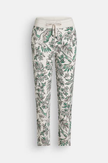 JUVIA Joggpants 'Alice' beige gemustert