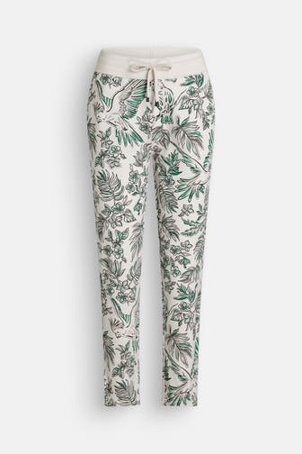 JUVIA Joggpants 'Alice' beige gemustert