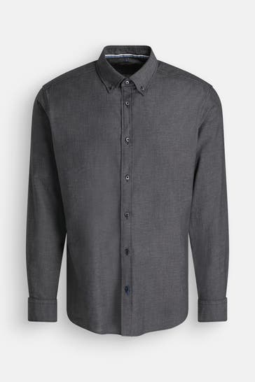 OLYMP Casual-Hemd dunkelgrau