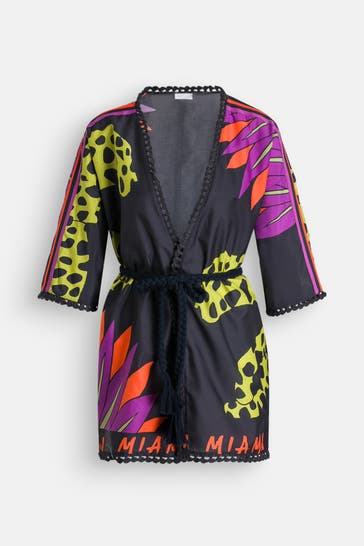 SPORTALM Seidenmix-Kimono gemustert