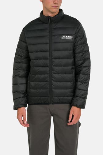 KARL KANI Steppjacke schwarz