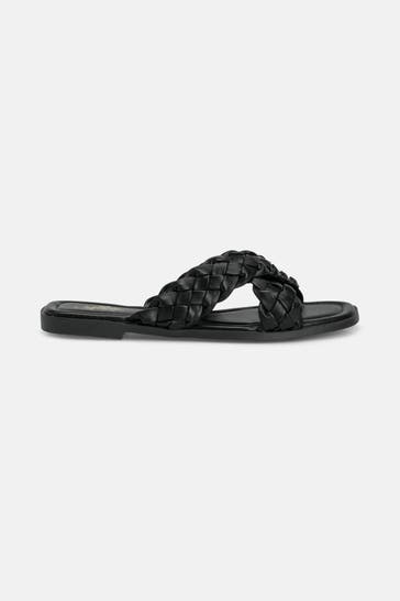 U.S. POLO ASSN. Slipper schwarz