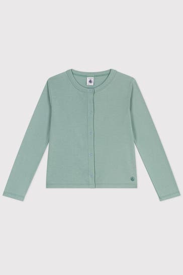 PETIT BATEAU Cardigan jade