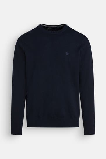 SUPERDRY Strickpullover nachtblau